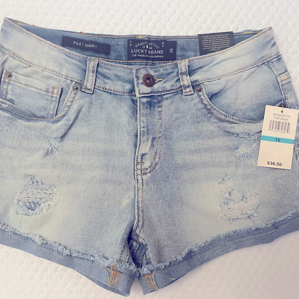 Lucky Brand Girls Jean Shorts